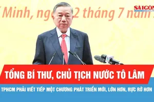 TPHCM phải viết tiếp một chương phát triển mới, lớn hơn, đẹp hơn, xứng đáng hơn, rực rỡ hơn