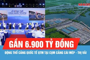 Động thổ Cảng quốc tế QTM gần 6.900 tỷ đồng tại cụm cảng Cái Mép - Thị Vải