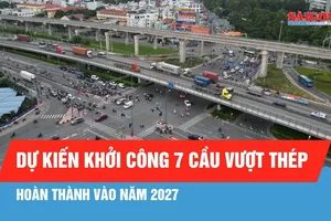 TPHCM dự kiến khởi công 7 cầu vượt thép, hoàn thành vào năm 2027