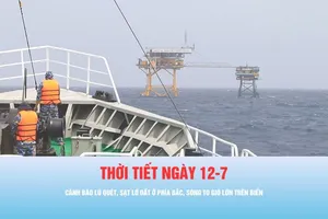 Podcast bản tin trưa 12-7: Cảnh báo lũ quét, sạt lở đất ở phía Bắc, sóng to gió lớn trên biển