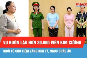 Vụ buôn lậu hơn 30.000 viên kim cương: Khởi tố chủ tiệm vàng Kim Lý, Ngọc Châu Âu