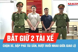 TPHCM: Bắt giữ 2 tài xế chặn xe, đập phá tài sản, rượt đuổi nhau giữa giao lộ