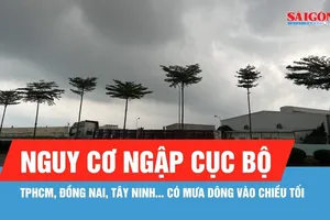 Chiều tối 16-7, TPHCM và các địa phương lân cận có mưa dông, ngập cục bộ