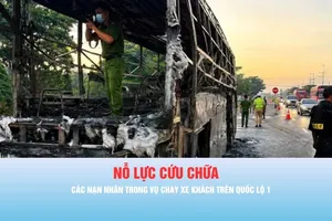 Podcast bản tin thời sự 21 -7: Nỗ lực cứu chữa các nạn nhân trong vụ cháy xe khách trên quốc lộ 1