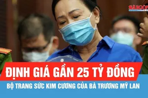 Bộ trang sức kim cương của bà Trương Mỹ Lan được định giá gần 25 tỷ đồng
