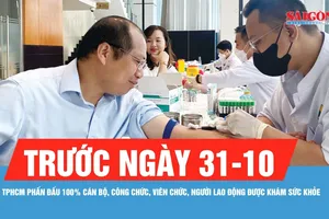 TPHCM phấn đấu 100% cán bộ, công chức, viên chức và người lao động được khám sức khỏe trước ngày 31-10