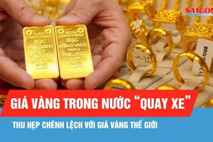 Sáng 7-8: Giá vàng trong nước quay đầu giảm