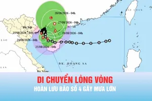 Podcast bản tin trưa 23-8: Hoàn lưu bão số 4 gây mưa lớn tại Bắc bộ