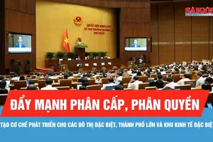 Quốc hội thông qua Luật Phát triển đô thị với tỷ lệ tán thành 93%