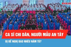 Vụ VN10: Mức án đề nghị với Chi Dân, An Tây, Trúc Phương
