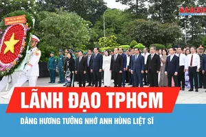 Lãnh đạo TPHCM dâng hương tưởng nhớ Anh hùng liệt sĩ