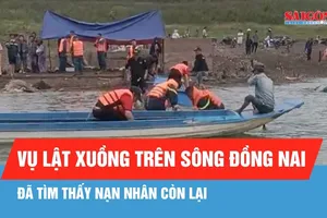 Vụ lật xuồng trên sông Đồng Nai: Đã tìm thấy nạn nhân còn lại 