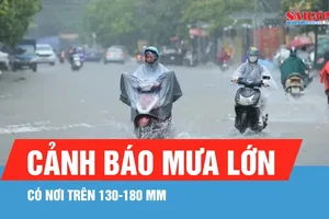 Từ đêm 30-8, phía Bắc xảy ra đợt mưa lớn