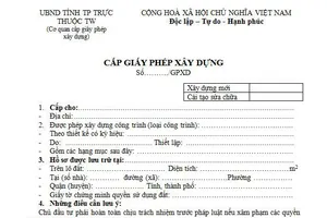 TPHCM rút ngắn thời gian cấp phép xây dựng xuống còn 42 ngày 