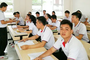 Lao động trẻ học tiếng Nhật tại Trung tâm Đào tạo Khu công nghệ cao TPHCM