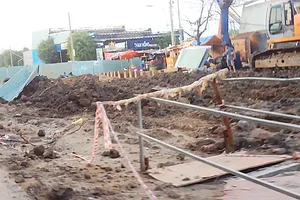 Thi công gây mất an toàn giao thông