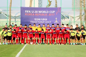 Đội tuyển U.20 Việt Nam tại Cheonan (Hàn Quốc)