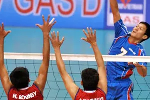 Chủ công Lê Quang Khánh (tấn công) đã được VFV cấp thẻ thi đấu. Ảnh: Nguyễn Nhân