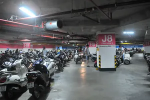 Không gian ngầm tầng 3 Saigon Center            Ảnh: THÀNH TRÍ