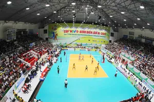 Nhà thi đấu tỉnh Tây Ninh sẽ đăng cai vòng 2 giải VĐQG 2017. Ảnh: Dũng Phương