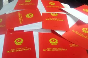 Lập tổ liên ngành gỡ vướng cấp chủ quyền nhà, đất