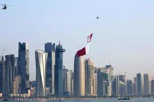 Thủ đô Doha của Qatar. Ảnh: BLOOMBERG