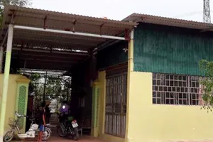 Nhà bà Hà Thị Lương, Trạm trưởng trạm y tế xã Tiến Thành. Ảnh: Báo Nghệ An