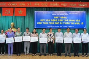 Nhiều đơn vị đã đăng ký đóng góp cứu trợ đồng bào bị thiên tai