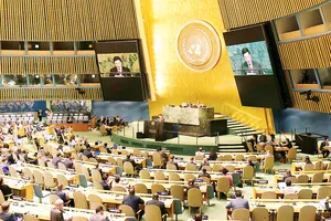 Phó Thủ tướng, Bộ trưởng Ngoại giao Phạm Bình Minh tham dự và phát biểu  tại phiên Thảo luận cấp cao Khóa 72 Đại hội đồng Liên hiệp quốc