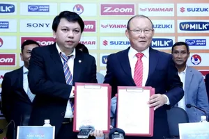 HLV Park trong buổi ra mắt. Ảnh: MINH HOÀNG