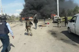 Một vụ đánh bom xe do IS thực hiện tại Syria. Ảnh: RT