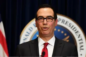 Bộ trưởng Tài chính Mỹ Steve Mnuchin. Ảnh: TTXVN