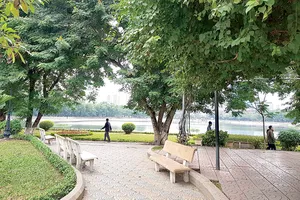 Hà Nội ngày đầu đông                                                   Ảnh: P. Giang