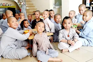 Nét hồn nhiên, vô tư của những đứa trẻ ở mái ấm Bình An