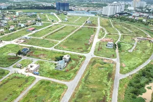 Đất nền phân lô tại quận 9                                    Ảnh: CAO THĂNG