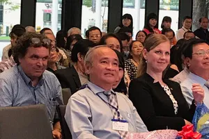 Các đại biểu tham dự lễ kỷ niệm. Ảnh: VOH