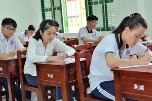 Thí sinh dự thi THPT quốc gia năm 2018            Ảnh: HOÀNG HÙNG