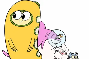 Các nhân vật chính của Monta trong dải ngân hà kỳ cục