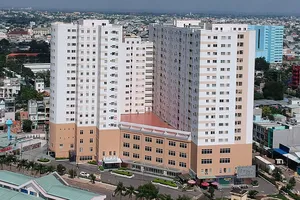 Nhà ở xã hội HQC Hóc Môn          Ảnh: CAO THĂNG