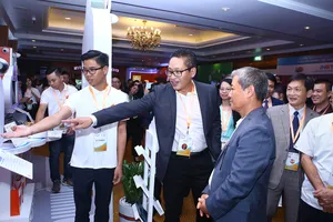 Hội thảo và Triển lãm Ngày Internet Việt Nam – Internet Day 2018 được Hiệp hội Internet Việt Nam (VIA) tổ chức ngày 5-12 tại Hà Nội. Ảnh: VGP