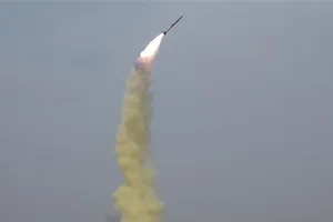 Một vụ thử tên lửa dẫn đường kiểu mới của Triều Tiên tại một địa điểm không xác định. Ảnh: TTXVN