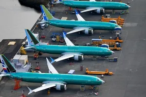 Các máy bay Boeing 737 MAX tại nhà máy Boeing ở Renton, Washington, Mỹ. Ảnh: REUTERS