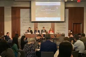 Hội thảo Biển Đông thường niên lần thứ 9 tại CSIS thu hút sự tham gia của nhiều chuyên gia và học giả quốc tế. Ảnh: TTXVN