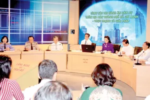 Quang cảnh buổi Lắng nghe và trao đổi “Công tác thi hành án dân sự  trên địa bàn TPHCM - thực trạng và giải pháp” ngày 4-8