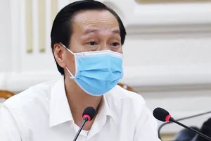 Phó Chủ tịch Thường trực UBND TPHCM  Lê Thanh Liêm phát biểu tại buổi họp