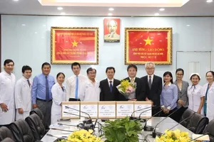 Cơ quan Hợp tác Quốc tế Nhật Bản thăm và làm việc tại Bệnh viện Chợ Rẫy. Nguồn: NHANDAN.COM.VN
