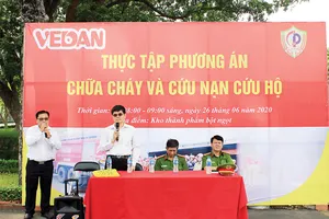 Ông Ko Chung Chih - Phó tổng Giám đốc Vedan Việt Nam phát biểu tại buổi thực tập