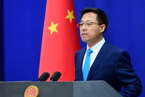 Người phát ngôn Bộ Ngoại giao Trung Quốc, ông Triệu Lập Kiên. Ảnh: Bộ Ngoại giao Trung Quốc