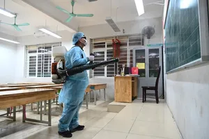 Không để lây lan dịch bệnh bạch hầu trong trường học