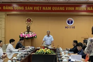 PGS.TS Nguyễn Trường Sơn- Thứ trưởng Bộ Y tế phát biểu tại hội nghị. Ảnh: BỘ Y TẾ